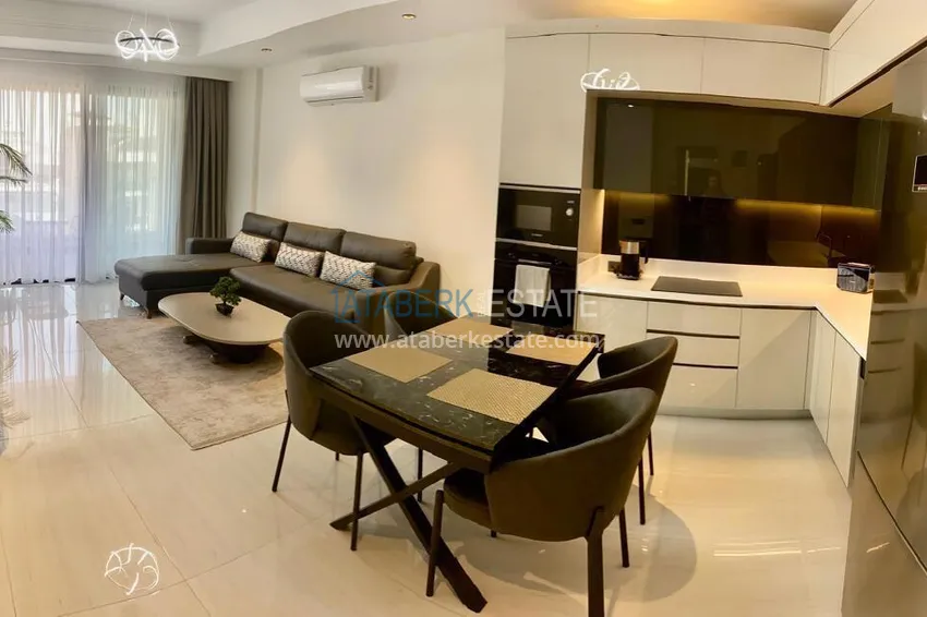 Purchase 1+1 apartment for rent in the five-star Turkler resort, Alanya (no pets) E62 7