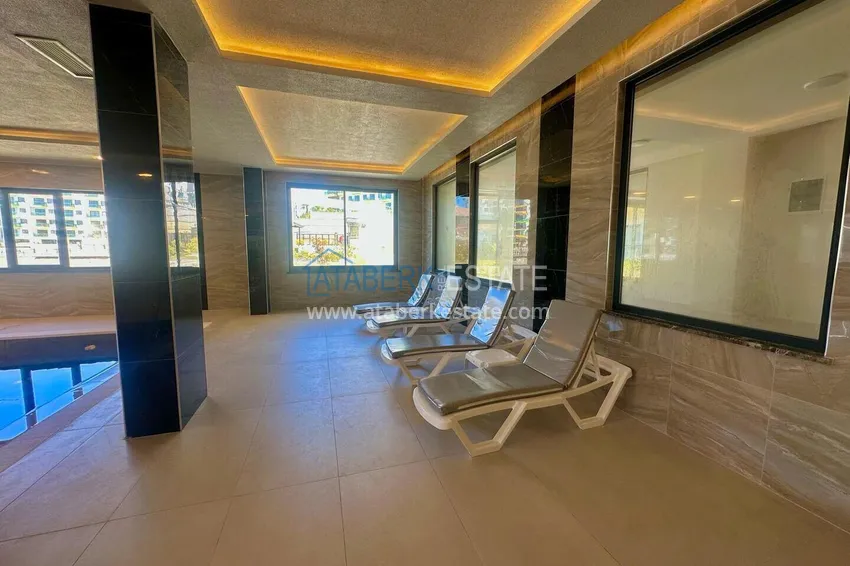 Hot offer, real estate with sea view — one bedroom apartment in Avsallar! 8 