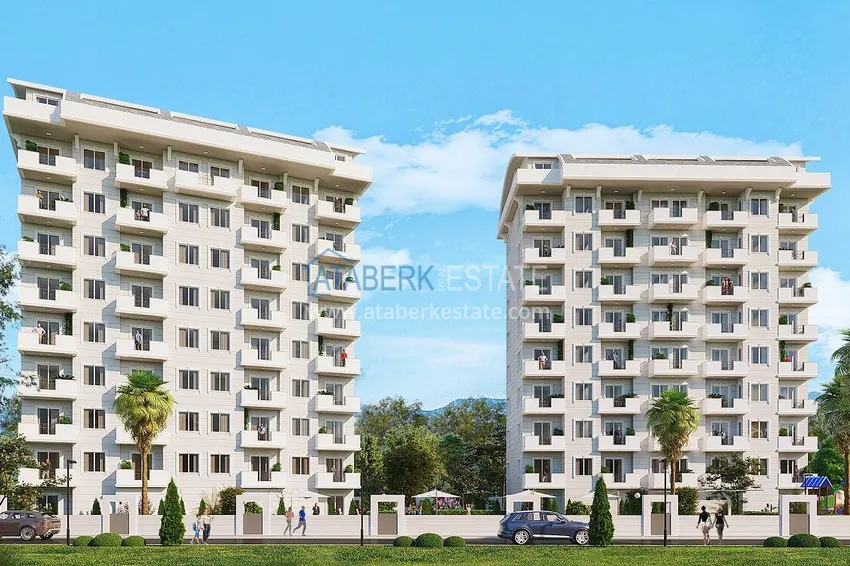 Projekt inwestycyjny z gwarantowanym czynszem w Payallar, Alanya — apartamenty z możliwością uzyskania zezwolenia na pobyt i obywatelstwo 9