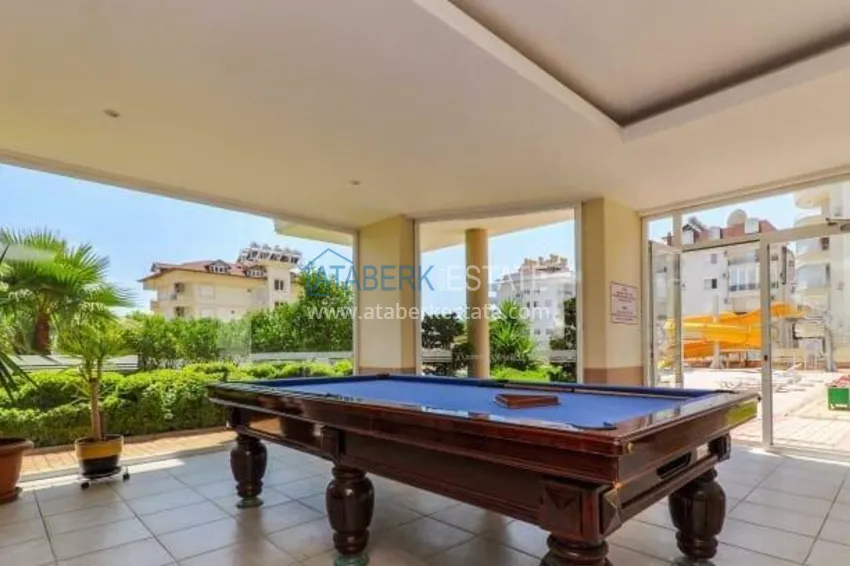 Apartament 2+1 z meblami i przeszklonymi balkonami — Alanya, dzielnica Cikcilli. Nadaje się do zezwolenia na pobyt 13 