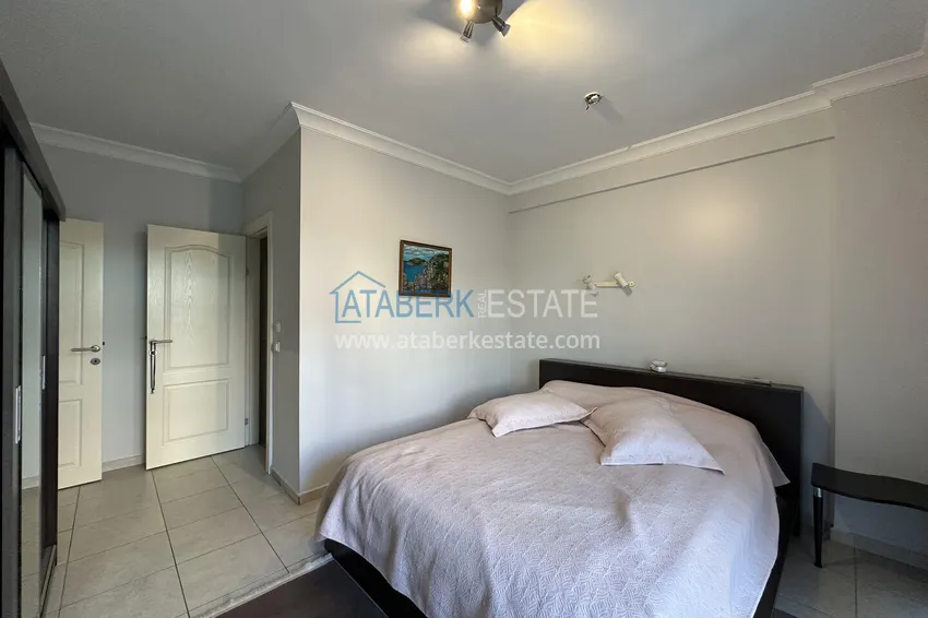 Kupuj Apartament 2+1 z meblami i przeszklonymi balkonami — Alanya, dzielnica Cikcilli. Nadaje się do zezwolenia na pobyt 8 