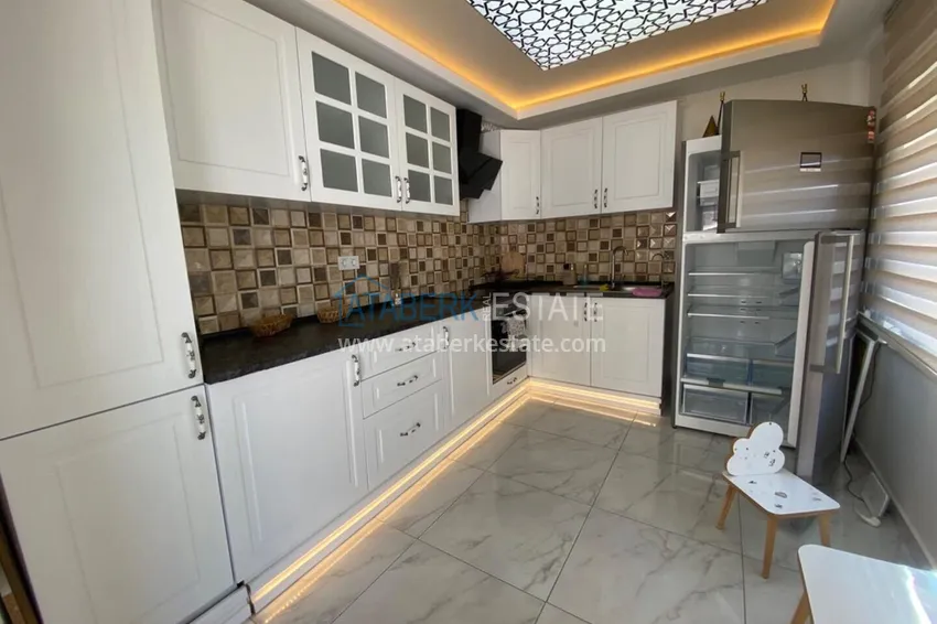 Purchase 3+1 two-storey private house with pool and fully furnished in Kargicak 9 