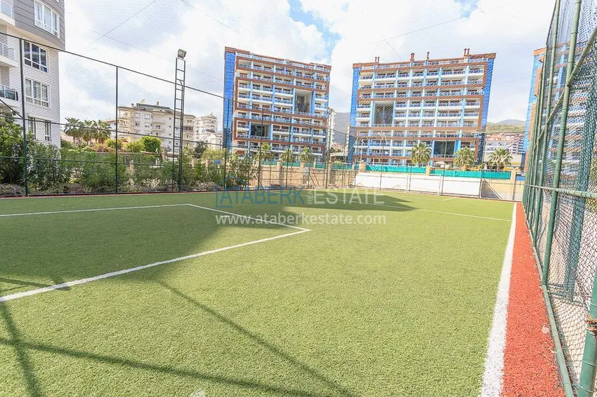 Umeblowane mieszkanie 1+1 w kompleksie w formacie hotelowym, dzielnica Cikcilli - nadaje się na zezwolenie na pobyt 10 