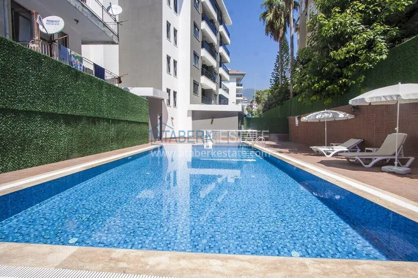 Cozy one bedroom apartment with furniture in a boutique complex — Alanya city center 9 
