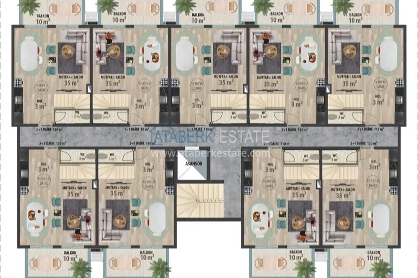 Buy cheap A new architectural masterpiece on the coast of Alanya, Turkler district — an investment project with villas and apartments 4 
