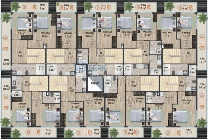 Buy cheap A new architectural masterpiece on the coast of Alanya, Turkler district — an investment project with villas and apartments 5 