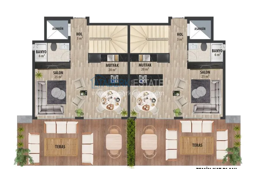 Buy cheap A new architectural masterpiece on the coast of Alanya, Turkler district — an investment project with villas and apartments 6 