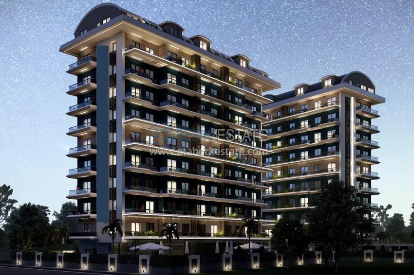 New off-plan project in Avsallar: a residential complex with original architecture 2