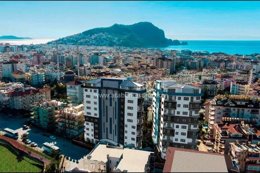 Furnished 2+1 apartment in a comfort-class complex — Alanya center, Cleopatra beach area 2