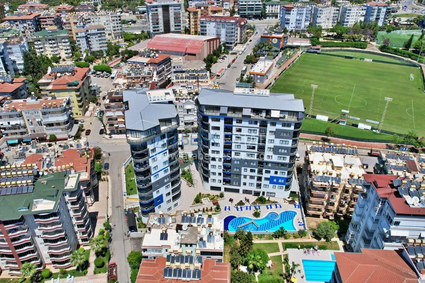 Furnished 2+1 apartment in a comfort-class complex — Alanya center, Cleopatra beach area 3