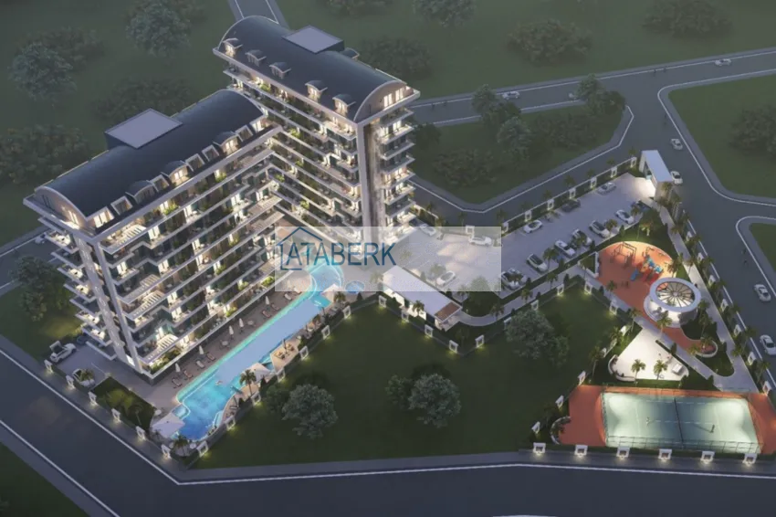 New off-plan project in Avsallar: a residential complex with original architecture 3