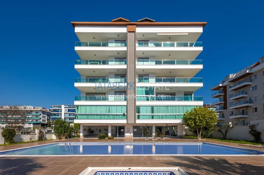 Turnkey duplex penthouse with sea view, 150 meters from the beach — Kestel, Alanya 12
