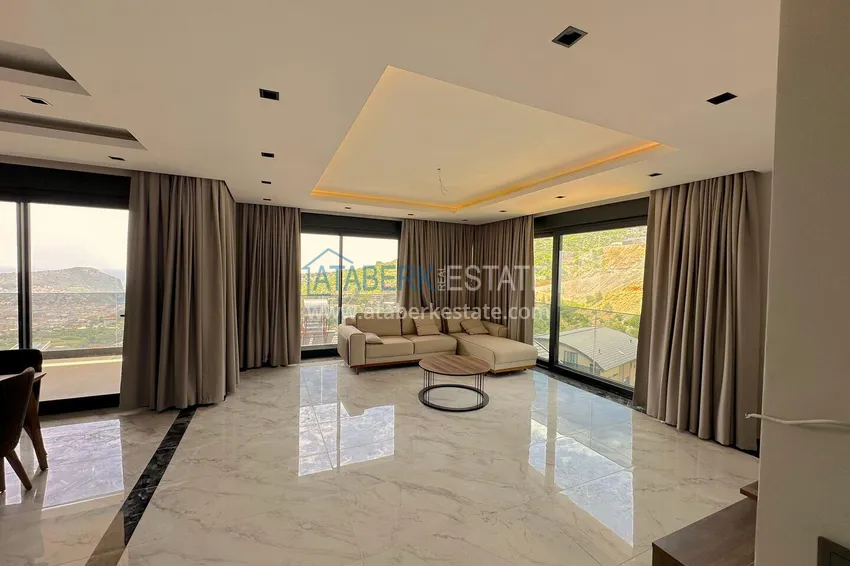 Purchase Luxurious penthouse duplex with panoramic views in a prestigious complex — Tepe, Alanya Center 6