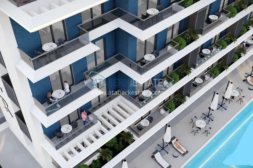 New off-plan project in Avsallar: a residential complex with original architecture 13