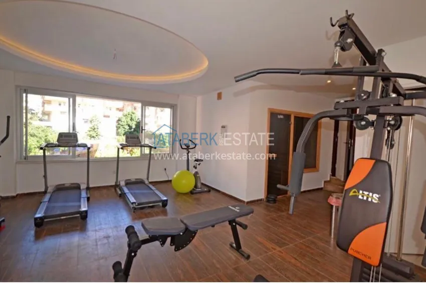 1+1 apartment with furniture and sea view in the center of Alanya - Cleopatra beach area 11