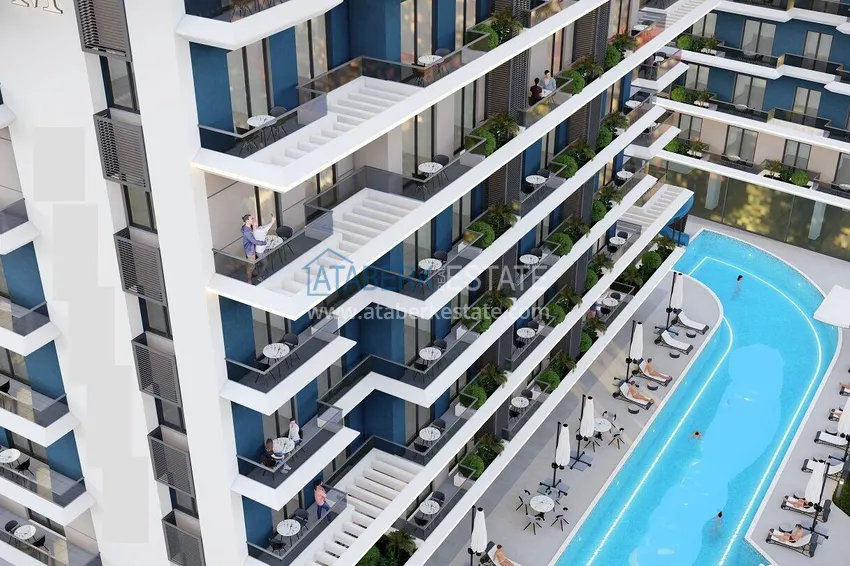 New off-plan project in Avsallar: a residential complex with original architecture 14
