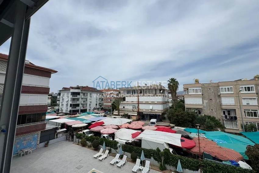 Kupuj Umeblowane mieszkanie 1+1 odpowiednie na zezwolenie na pobyt — Alanya, dzielnica Oba, 300 metrów od morza 12
