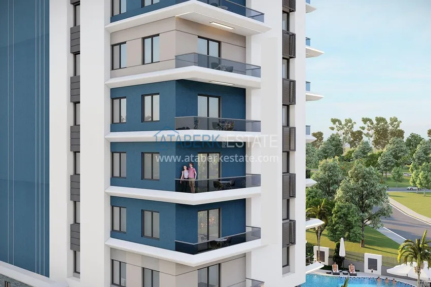 New off-plan project in Avsallar: a residential complex with original architecture 15