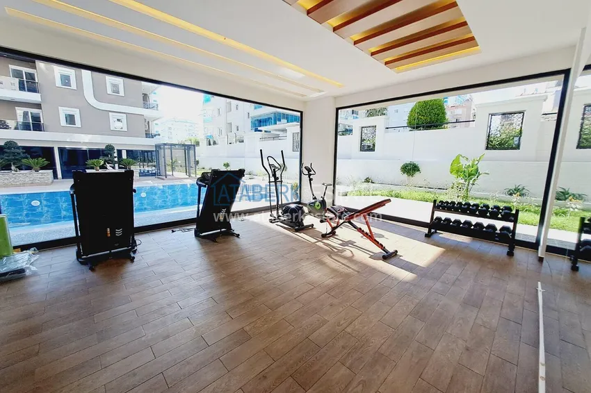 Apartament 1+1 z panoramicznym widokiem na morze — dzielnica Mahmutlar, Alanya, 200 metrów od morza 13 