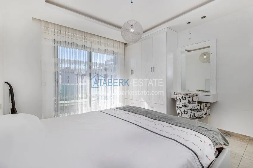 Kupuj Apartament 1+1 z meblami i widokiem na morze — Kestel, Alanya 15 