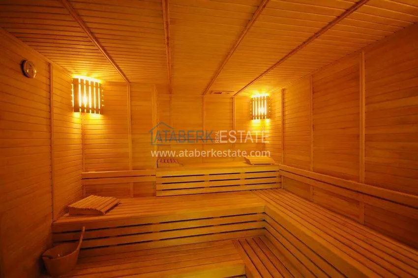 1+1 apartment with furniture and sea view in the center of Alanya - Cleopatra beach area 13