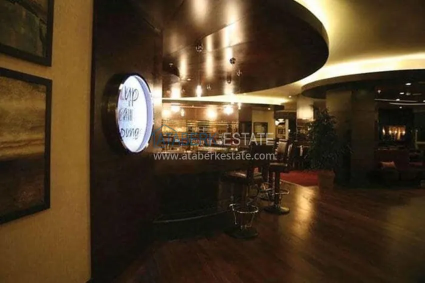 Umeblowany apartament z widokiem na góry w legendarnym kompleksie hotelowym - dzielnica Mahmutlar, Alanya 15 