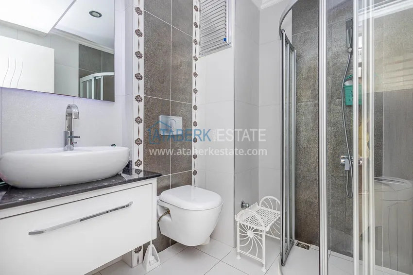 Kupuj Apartament 1+1 z meblami i widokiem na morze — Kestel, Alanya 16 