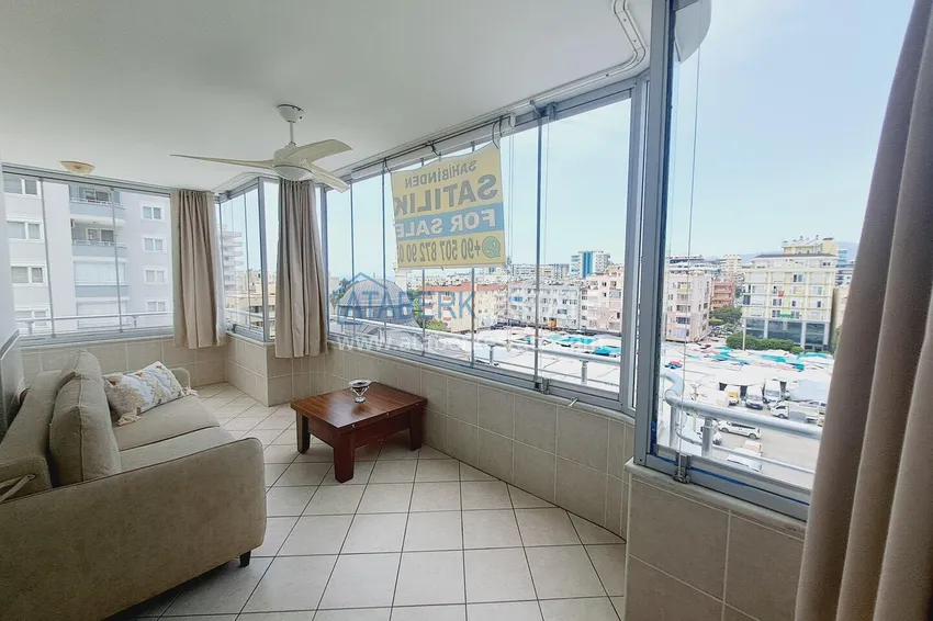 Purchase Apartment 2+1 with furniture and glazed balconies - from the owner, Mahmutlar center, 300 m to the sea 15 