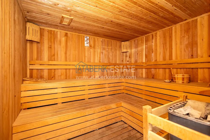 Turnkey duplex penthouse with sea view, 150 meters from the beach — Kestel, Alanya 20