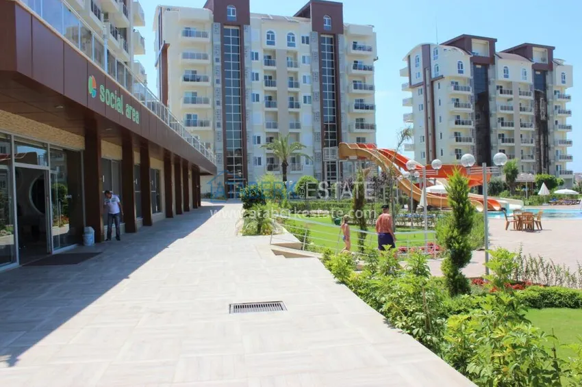 Dwupoziomowy penthouse 5+1 z meblami — Alanya, dzielnica Avsallar 14