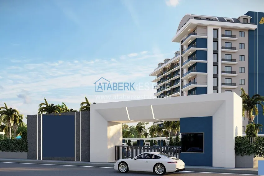 New off-plan project in Avsallar: a residential complex with original architecture 19