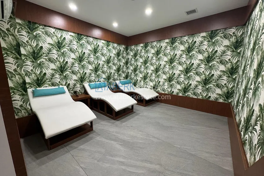 Newly furnished apartment with a glazed balcony in a modern complex - Oba district, Alanya 20