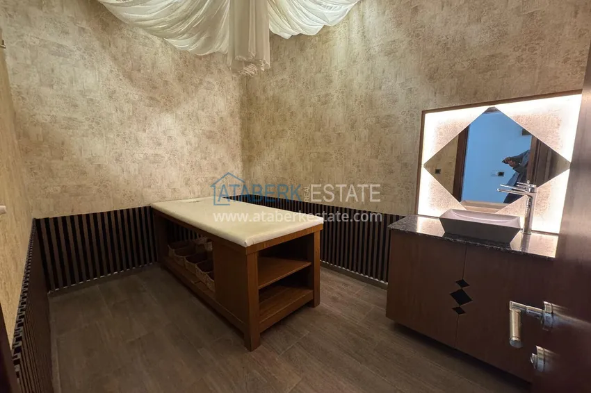 Newly furnished apartment with a glazed balcony in a modern complex - Oba district, Alanya 21