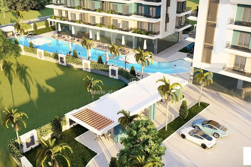New off-plan project in Avsallar: a residential complex with original architecture 21