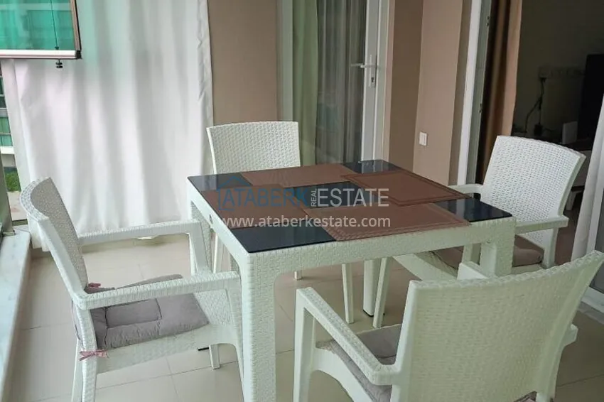 Kupuj Apartament pod klucz 1+1 z przeszklonym balkonem w kompleksie z prywatną plażą — Avsallar, Alanya 19
