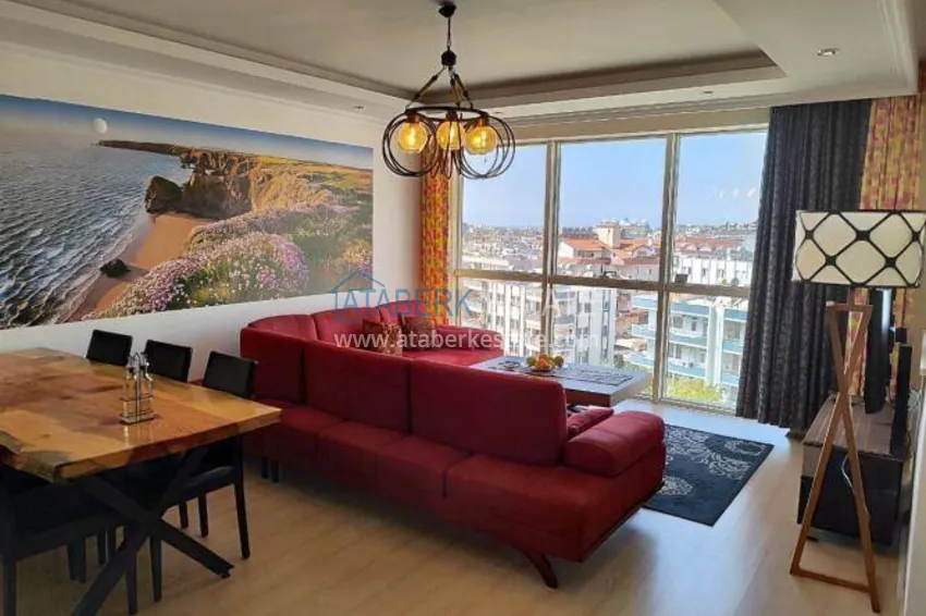 Kupuj Dwupoziomowy penthouse 5+1 z meblami — Alanya, dzielnica Avsallar 1