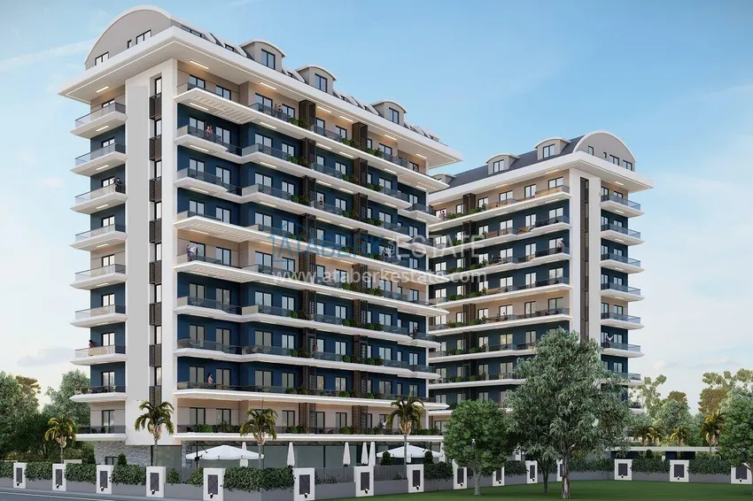 New off-plan project in Avsallar: a residential complex with original architecture 1