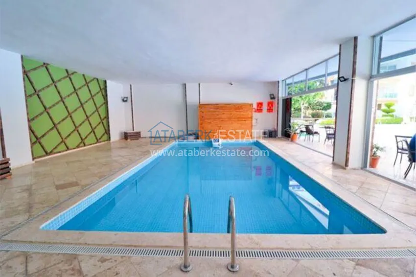 Apartament 1+1 z meblami, widokiem na morze i przeszklonym balkonem - Alanya, dzielnica Mahmutlar 23