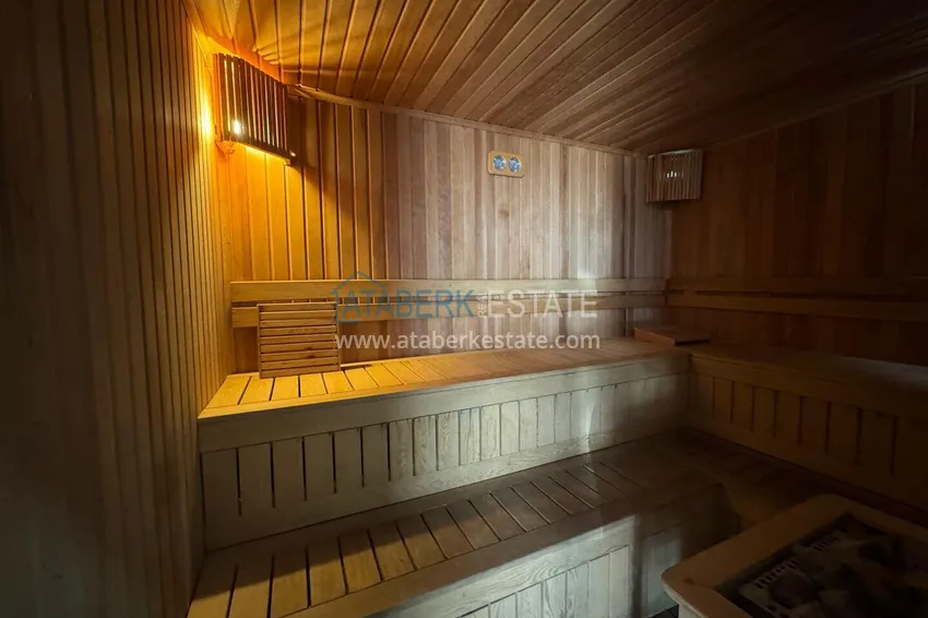 Newly furnished apartment with a glazed balcony in a modern complex - Oba district, Alanya 25