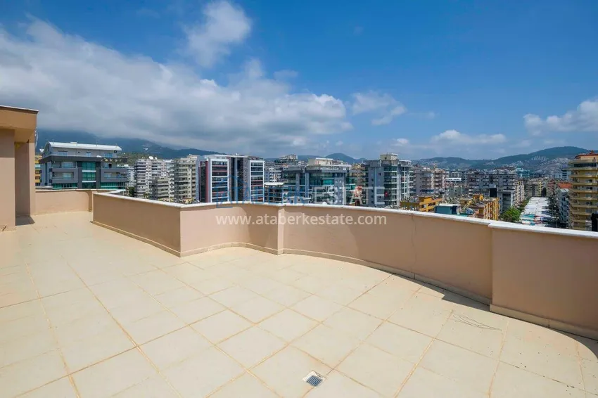 Purchase 4+1 penthouse duplex with mountain and sea views — Alanya, Mahmutlar district 24 