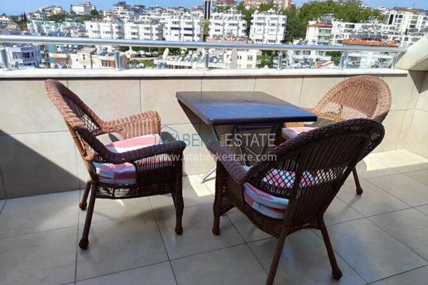 Kupuj Dwupoziomowy penthouse 5+1 z meblami — Alanya, dzielnica Avsallar 25