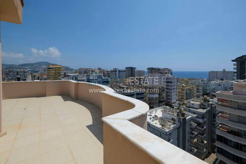 Purchase 4+1 penthouse duplex with mountain and sea views — Alanya, Mahmutlar district 25 