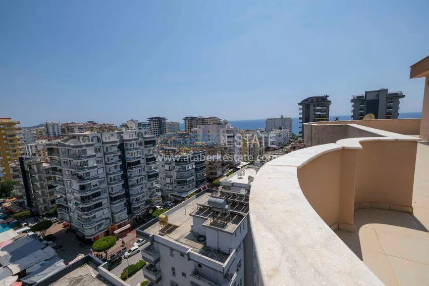 Purchase 4+1 penthouse duplex with mountain and sea views — Alanya, Mahmutlar district 27 