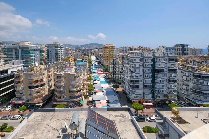 Purchase 4+1 penthouse duplex with mountain and sea views — Alanya, Mahmutlar district 28 