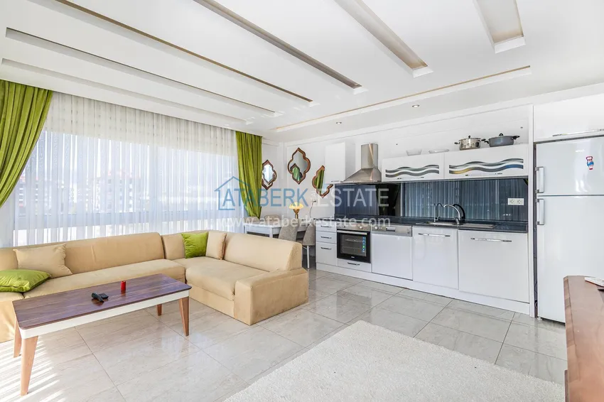 Kupuj Apartament 1+1 z meblami i widokiem na morze — Kestel, Alanya 3 