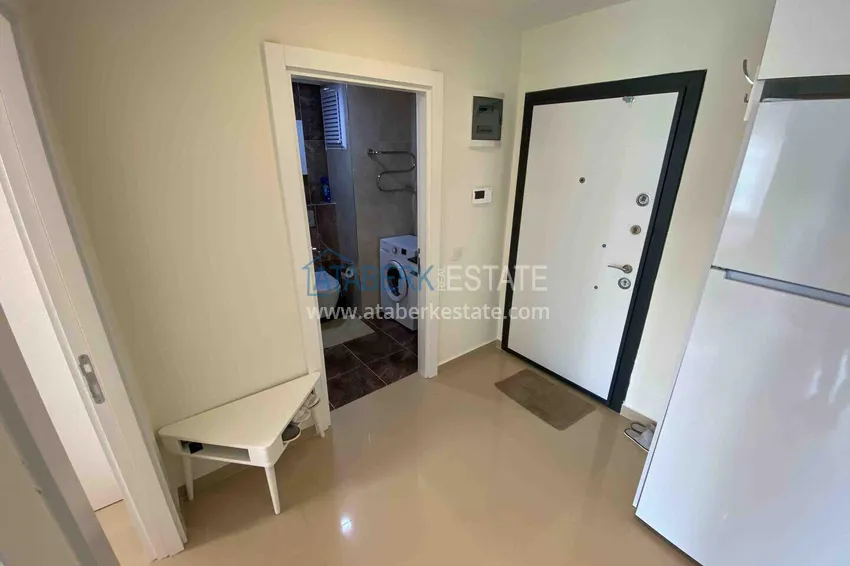 Kupuj Apartament pod klucz 1+1 z przeszklonym balkonem w kompleksie z prywatną plażą — Avsallar, Alanya 2