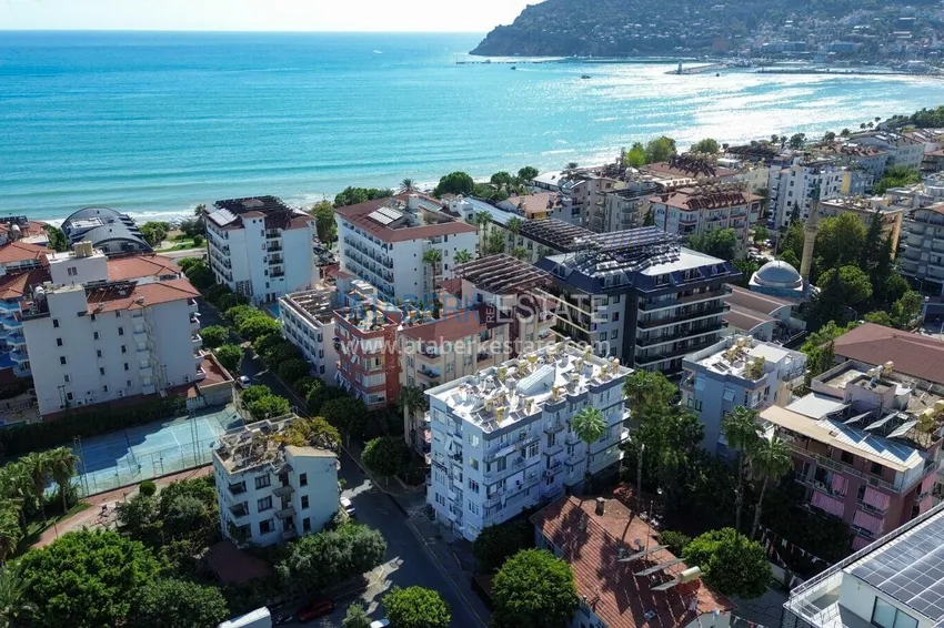 Dwupokojowy apartament w centrum Alanyi - plaża Keykubat 2