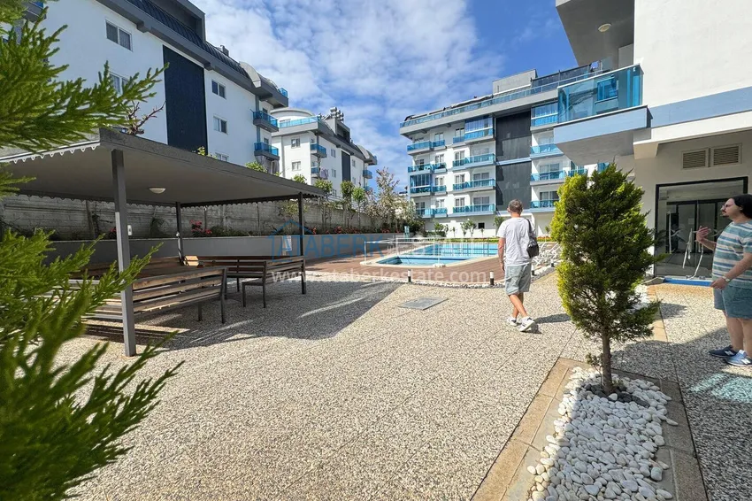 Newly furnished apartment with a glazed balcony in a modern complex - Oba district, Alanya 6