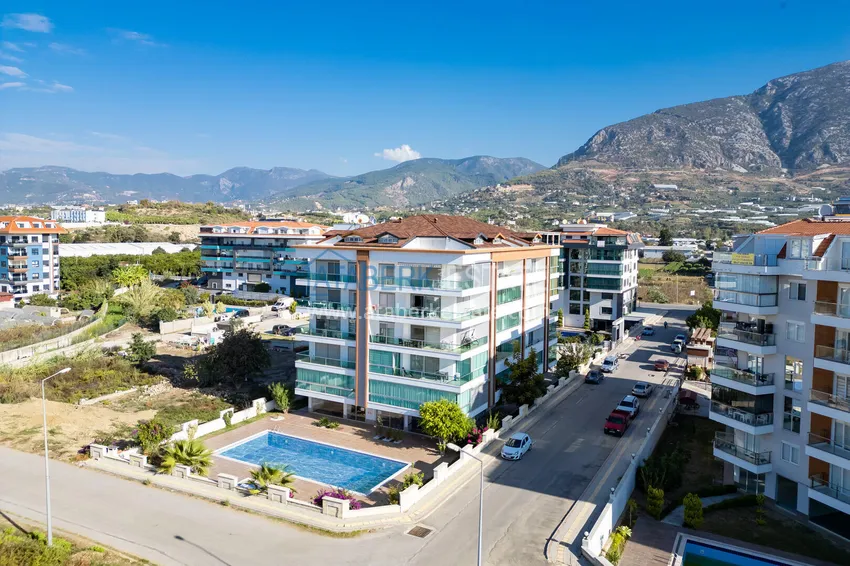 Turnkey duplex penthouse with sea view, 150 meters from the beach — Kestel, Alanya 3