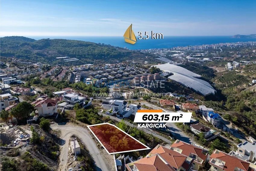 Plot of land in Alanya, Kargicak district 4